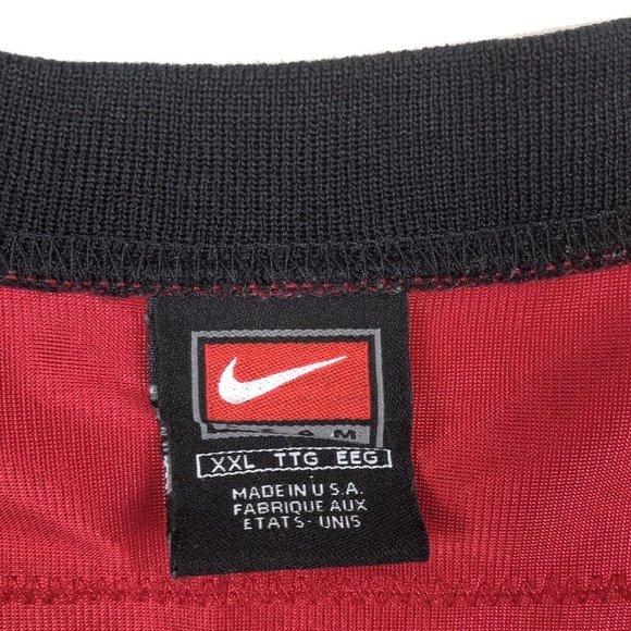 Tampa Bay Buccaneers Warrick Dunn 28 Red Football Jersey Mens Size 2XL NFL - Picture 11 of 12